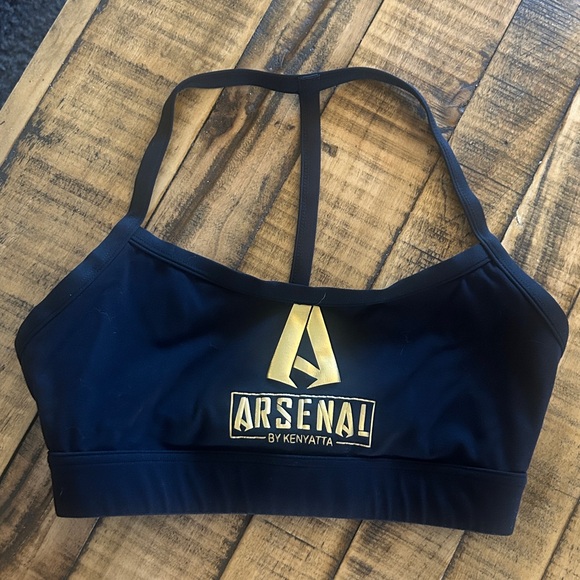 Arsenal Other - Arsenal by Kenyatta Black Sports Bra